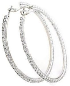 Classic Crystal Hoop Earrings